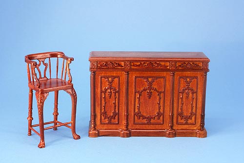 101-05 - Bar Cupboard + Stool