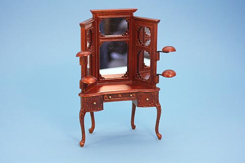 8111-02 - Dressing Table with Wig Stands
